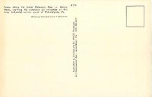 Docks, Lower Delaware River at Marcus Hook Pennsylvania PA