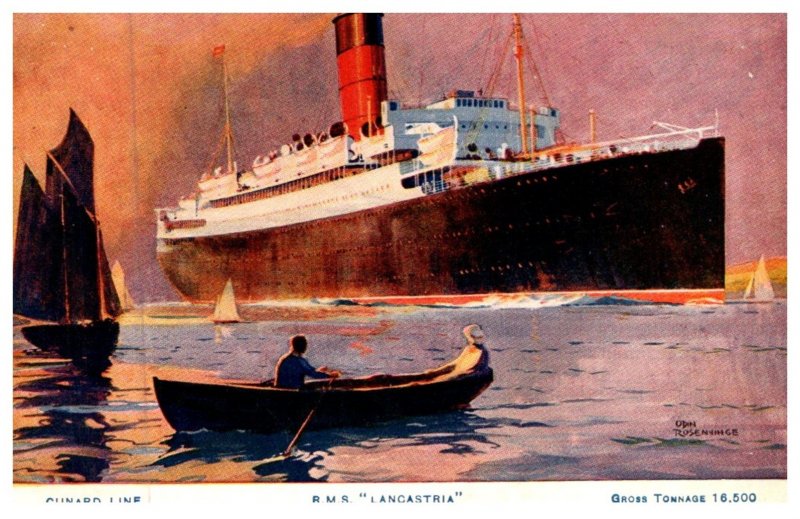 R.M.S.lancastria , Cunard Line