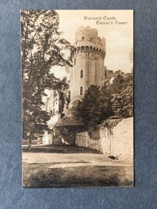 Caesar's Tower Warwick Castle Warwick UK Litho Postcard H2041082320