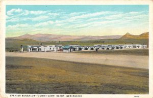 Raton New Mexico Spanish Bungalow Tourist Camp Vintage Postcard AA31830