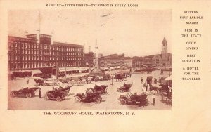 The Woodruff House, Watertown, N.Y., Early Postcard, Used in 1906