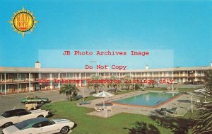 FL, Perry, Florida, Quality Inn Motel, Swimming Pool, 70s Cars, Dexter No 77313C