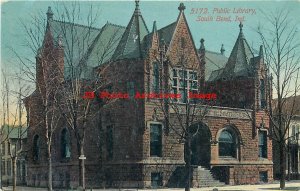 8 Postcards, South Bend IN, Various Views, Library-Court House-Bridge