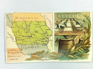 Vintage Trade Card Grind Your Coffee at Home Arbuckle Bros. Iowa #88