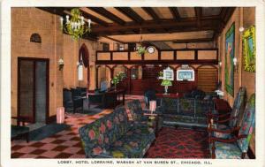 LOBBY HOTEL LORRAINE CHICAGO ILLINOIS