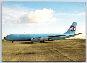 Airplane Airlines Postcard St Lucia Airways Boeing 707-323C CN9