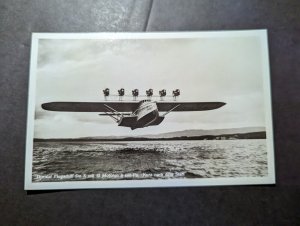 Mint Germany Aviation RPPC Postcard Dornier DOX in Flight