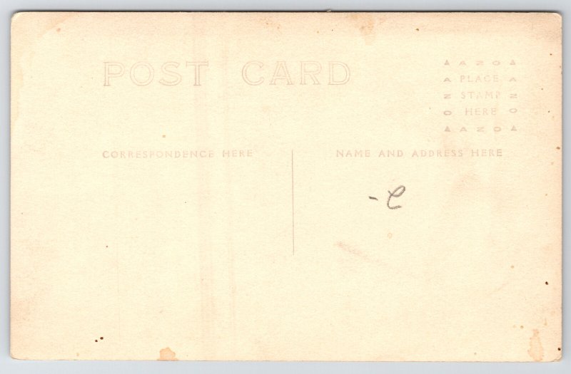 RPPC Baby Boy Holds Buckeye?~White Romper~Button Boots~Future Ohio State Fan