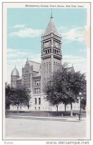 Montgomery County Court House, Red Oak, Iowa, 1910-1920s