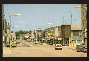 Edgerton, Wisconsin/WI Postcard, Downtown Street Scene,Rexall, Near Mint!