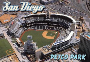 2004 San Diego CA Petco Park Baseball stadium Aerial Inside 6.5x4.5 Postcard