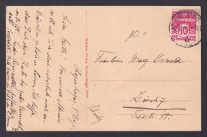 Vintage postcard DENMARK Copenhagen Hotel Angleterre 1913