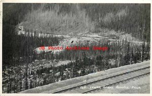 Canada, British Columbia, Field, RPPC, Lower Spiral Train Tunnel, Harmon No 135