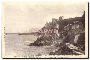 Old Postcard Legue Saint Brieuc The Watchtower beach of & # 39anse a virgin E...