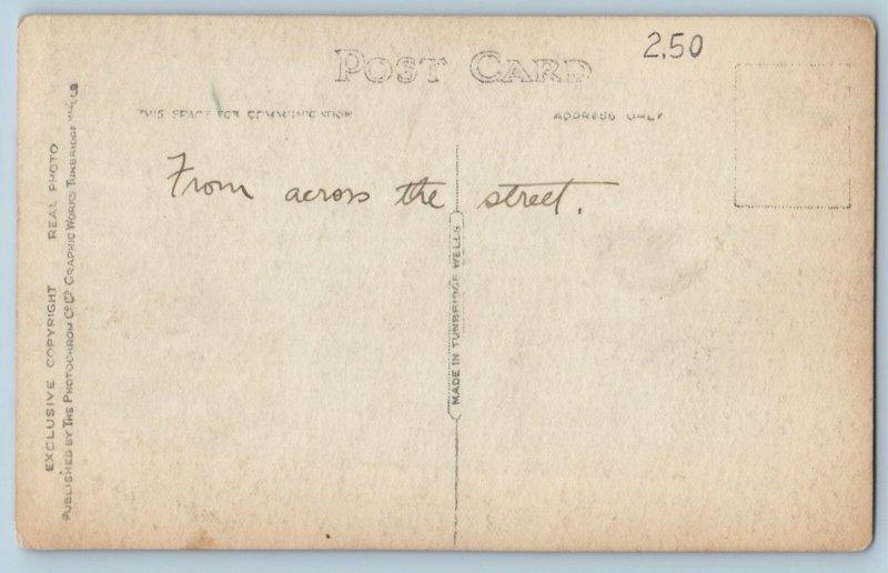 Cambridgeshire England Postcard Cambridge St. Johns College c1910 RPPC Photo