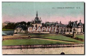 Old Postcard Chateau de Chantilly