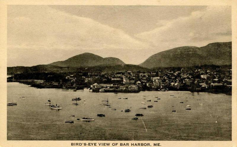 ME - Bar Harbor. Bird's Eye View