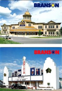 2~4X6 Postcards Branson, MO Missouri WAYNE NEWTON THEATRE & ANITA BRYANT THEATRE