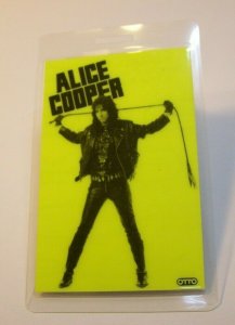 Alice Cooper Original 1991 Backstage Concert Pass Hey Stoopid Horor Shock Rock