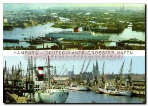 Modern Postcard Deutschlands gr??ter Hamburg Hafen