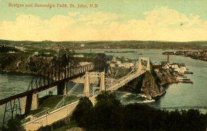 Canada - New Brunswick. St. John, Bridges & Reversible Falls