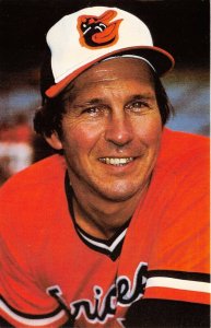 BROOKS ROBINSON c1980 Sports postcard Baltimore Orioles