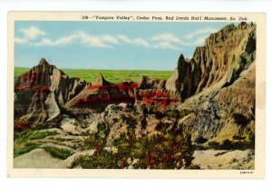 SD - Badlands National Monument. Vampire Valley, Cedar Pass