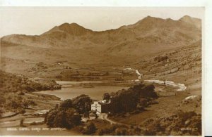 Wales Postcard - Capel Curig and Snowdon - Caernarvonshire - Ref TZ8038