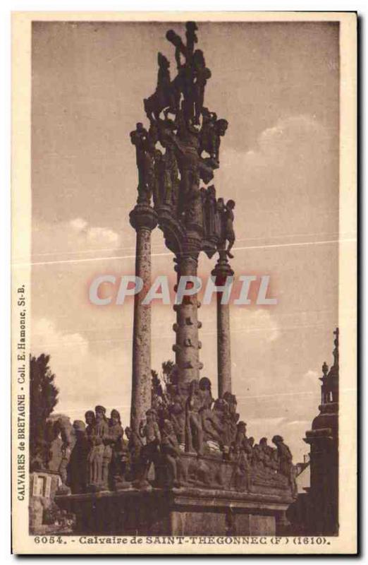 Postcard Old Calvary St. Thegonnec