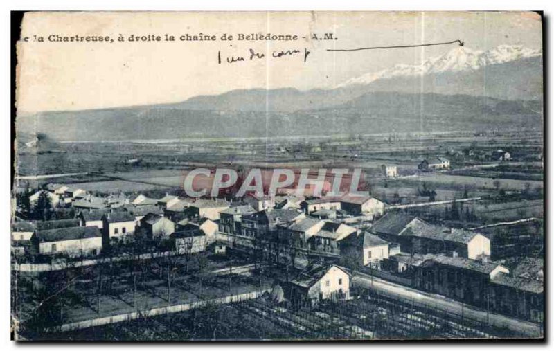 Old Postcard Chartreuse right chain Belledonne
