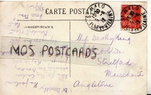 Genealogy Postcard - King - The Hollies, Stretford, Manchester, Lancs - R1294