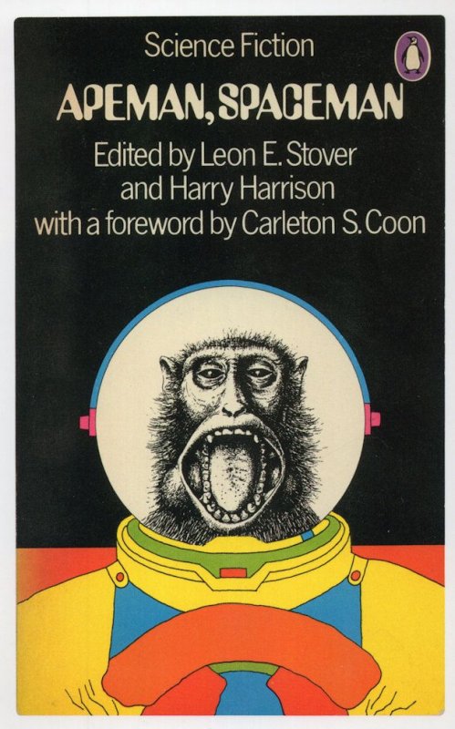 Apeman Spaceman Planet Of The Apes Style Cover Book Postcard