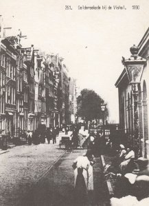 Geldersekade Bij De Vishal in 1890 Reproduction Old View Postcard