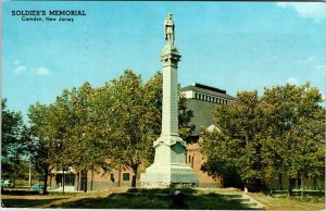 Postcard MONUMENT SCENE Camden New Jersey NJ AN1139