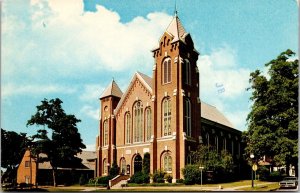 First Presbyterian Church, Champaign IL c1980 Vintage Postcard Q65