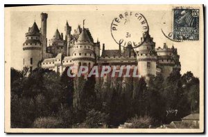 Postcard Old La Douce France Chateau de Pierrefonds Oise Cote is