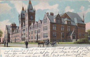 High School Hartford Connecticut 1913 Tucks