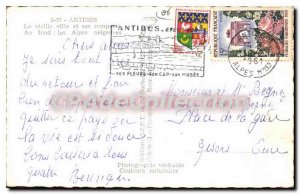 Postcard Old Antibes Old Town and Its Walls