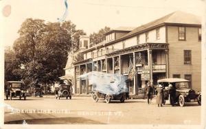 Derby Line Vermont Hotel Real Photo Antique Postcard K88273