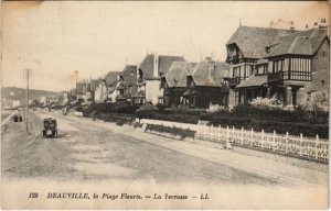 CPA DEAUVILLE La Plage Fleurie - La Terrasse (1225611)