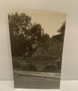 RPPC Postcard Luxembourg Rochers Du Bock by Paul Kraus Black & White