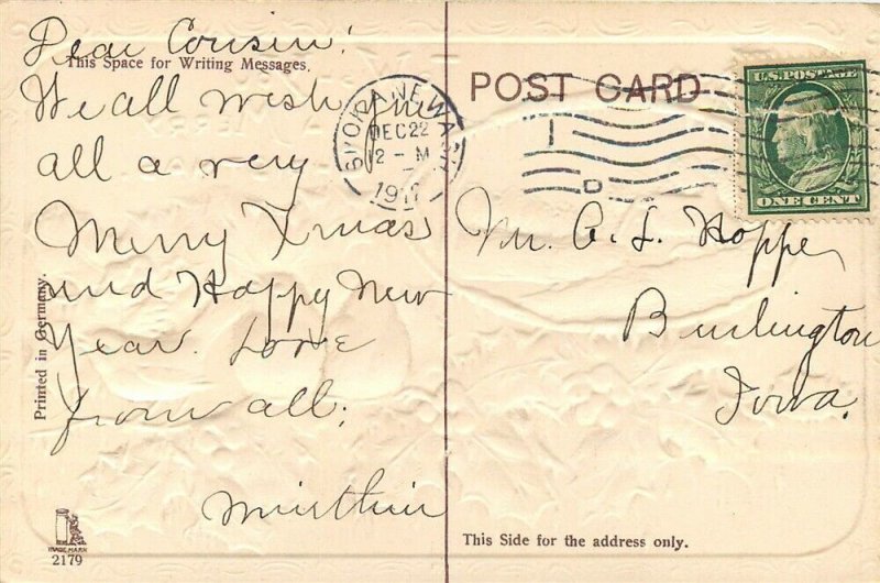 Christmas Greetings, Lot of 5, Lot Number 31