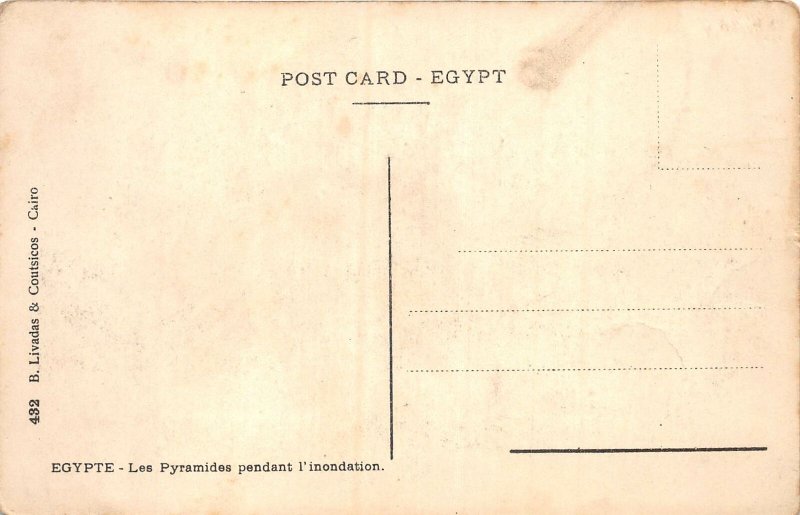 Lot162 egypt pyramids during the inundation camel types