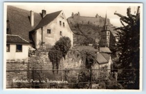 RPPC Kulmbach Partie am Schiessgraben GERMANY Postcard