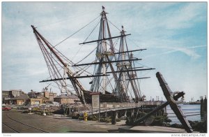U.S. Frigate Constitution, Ship, BOSTON, Massachusetts, 40-60's