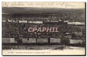 Old Postcard Lyon Vue Generale on Soils and Morand neighborhood