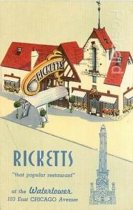 IL, Chicago, Illinois, Ricketts Restaurant, Colorpicture