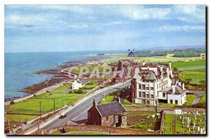 Old Postcard View from Dunbar parish church tower