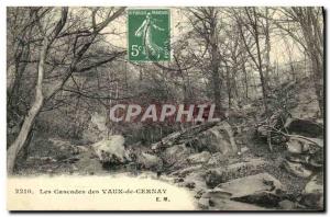 Old Postcard The Cascades Vaux Cernay