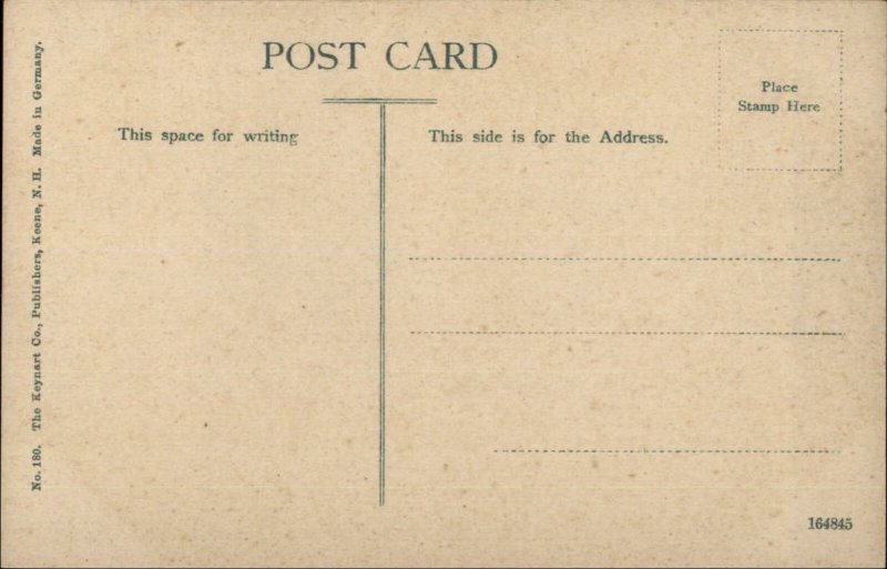 Keene NH Chesterfield Stage Stagecoach c1910 Postcard